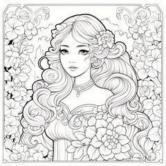 Princess House Coloring Book, Thickened Paper, Christmas Party Gift