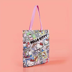 Comics Style Canvas Bag Cartoon Student Handbag Single Shoulder Bag