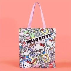 Comics Style Canvas Bag Cartoon Student Handbag Single Shoulder Bag