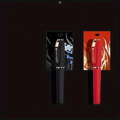 2pcs Carbon Fiber Signature Ink Pens Fine Tip Smooth