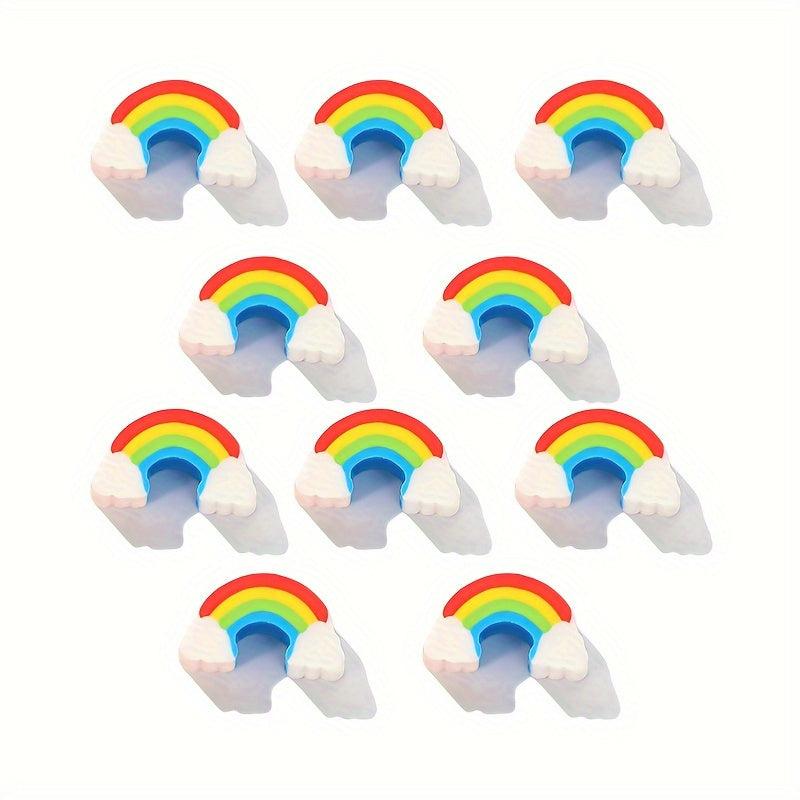 30pcs Rainbow Mini Eraser Student Cartoon Halloween Christmas Gift