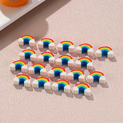 30pcs Rainbow Mini Eraser Student Cartoon Halloween Christmas Gift