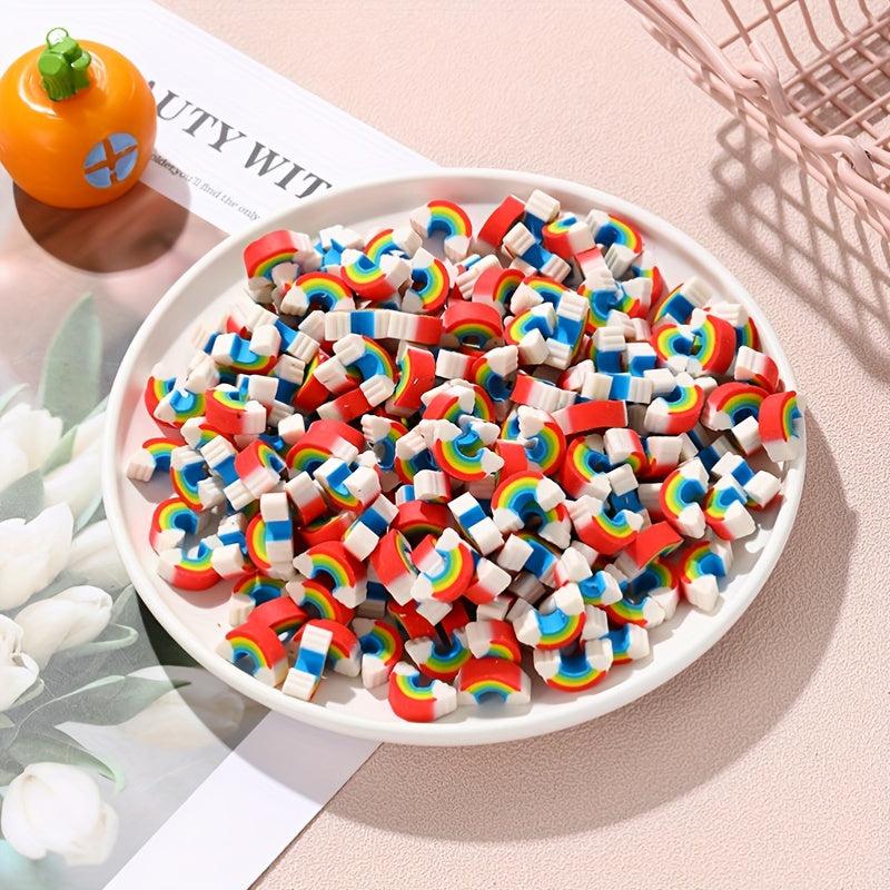 30pcs Rainbow Mini Eraser Student Cartoon Halloween Christmas Gift