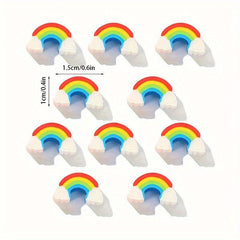 30pcs Rainbow Mini Eraser Student Cartoon Halloween Christmas Gift