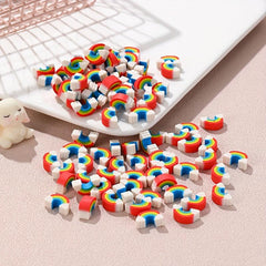 30pcs Rainbow Mini Eraser Student Cartoon Halloween Christmas Gift