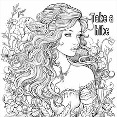 40 Sheets Chart Paper & Coloring Book with Venting Mood Sentences