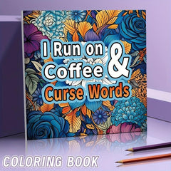 40 Sheets Chart Paper & Coloring Book with Venting Mood Sentences