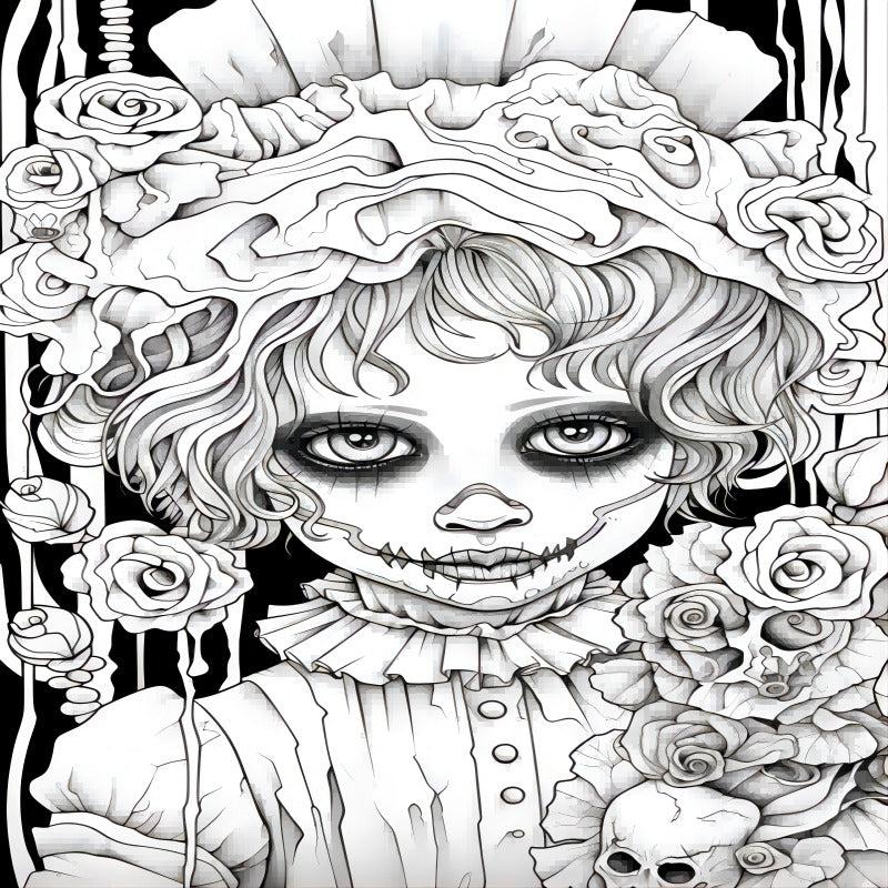 My Spooky Halloween Coloring Book For Kids