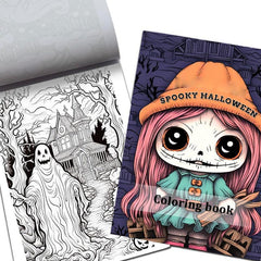My Spooky Halloween Coloring Book For Kids