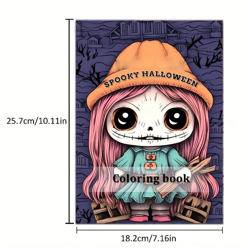 My Spooky Halloween Coloring Book For Kids