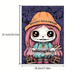 My Spooky Halloween Coloring Book For Kids