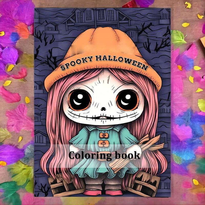 My Spooky Halloween Coloring Book For Kids
