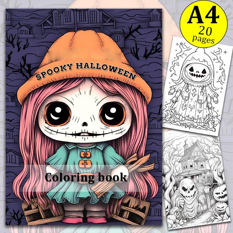 My Spooky Halloween Coloring Book For Kids