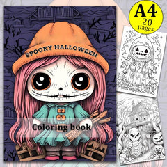 My Spooky Halloween Coloring Book For Kids