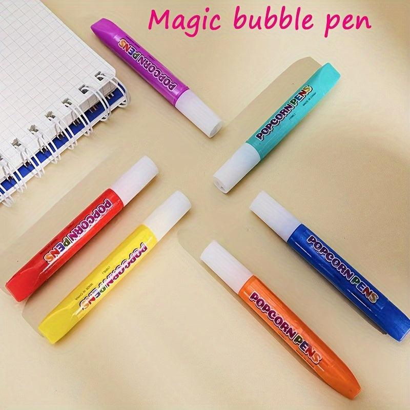 3D Printing Bubble Pen Popcorn Pen Cotton Pen Drawing Diy Expansion Effect 6pcs