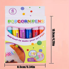 3D Printing Bubble Pen Popcorn Pen Cotton Pen Drawing Diy Expansion Effect 6pcs