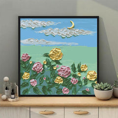 Hand Painted Coloring Art Painting DIY Digital Painting Gift For Girls