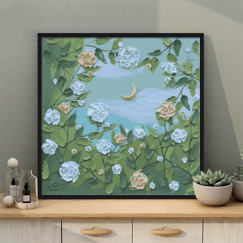 Hand Painted Coloring Art Painting DIY Digital Painting Gift For Girls