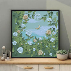 Hand Painted Coloring Art Painting DIY Digital Painting Gift For Girls
