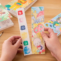 12pcs Watercolor Coloring Book with Paint Pens