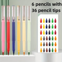Gradient Pencils And Tips Set - Permanent Pencils For Drawing