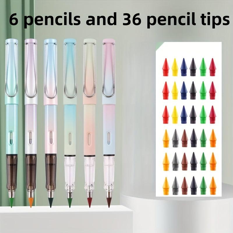 Gradient Pencils And Tips Set - Permanent Pencils For Drawing