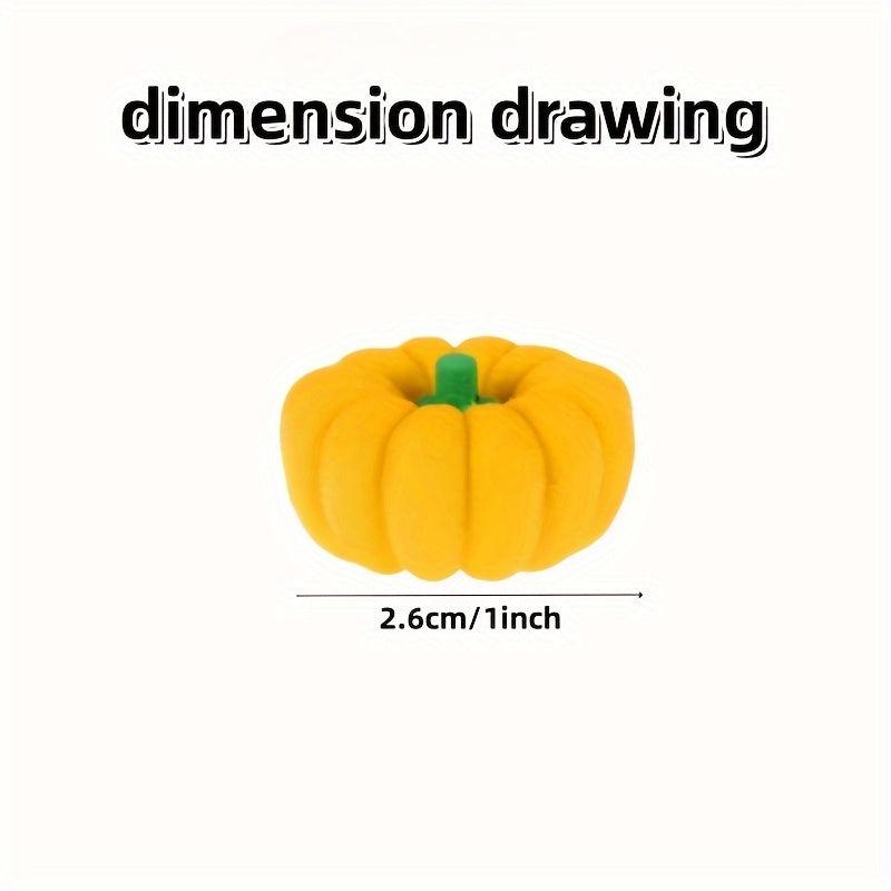 Mini Pumpkin 3D Eraser Bulk for Party Favors