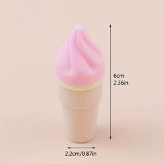 6pcs Cute Ice Cream Highlighters for Students and Adults