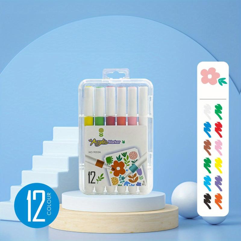 Acrylic Paint Pens Brush Marker Pen For DIY Art Making Supplies
