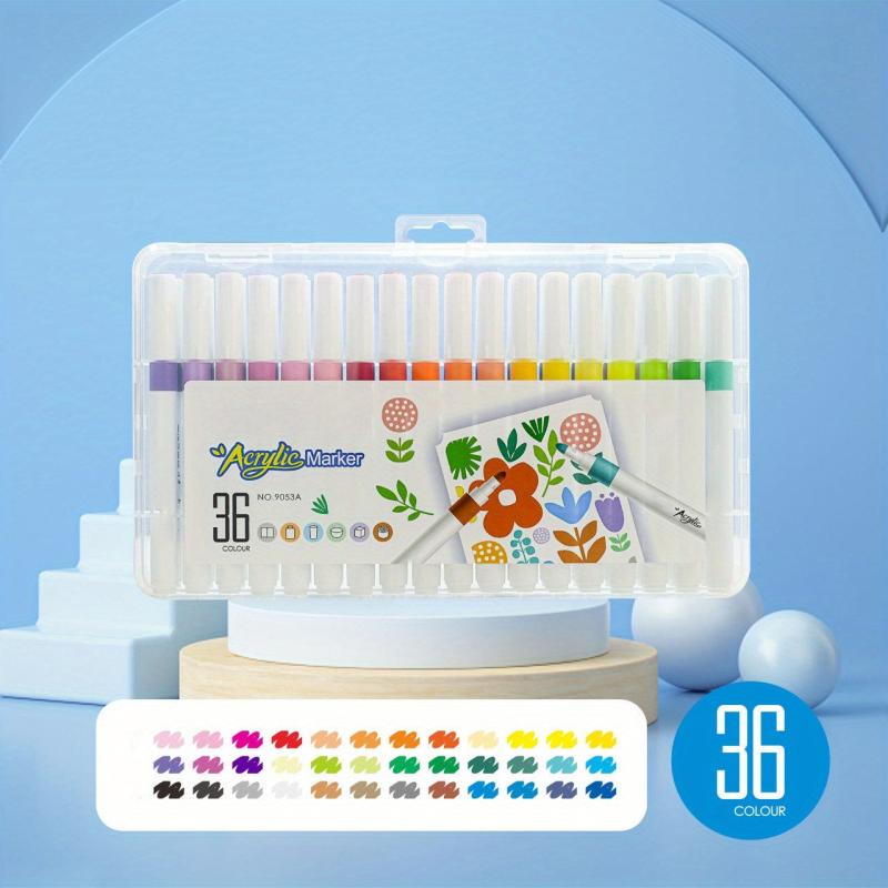 Acrylic Paint Pens Brush Marker Pen For DIY Art Making Supplies