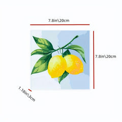 DIY Paint By Numbers Kit 20x20cm - Framed