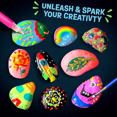 Rock Painting Kit For Kids Arts And Crafts For Girls & Boys