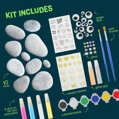 Rock Painting Kit For Kids Arts And Crafts For Girls & Boys