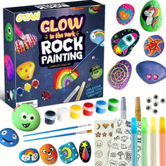 Rock Painting Kit For Kids Arts And Crafts For Girls & Boys