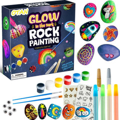 Rock Painting Kit For Kids Arts And Crafts For Girls & Boys