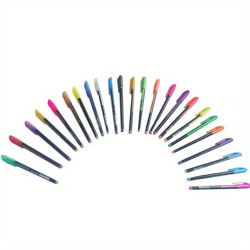 Fluorescent Pen Set Highlighting Pen Coloring Pen 12 Pack