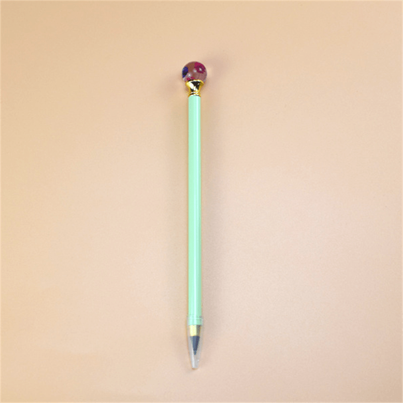 Creative Cartoon Crystal Flower Ball Metal Pencil