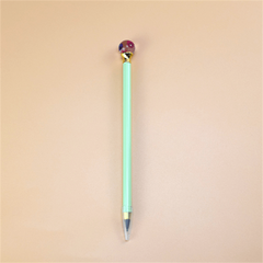 Creative Cartoon Crystal Flower Ball Metal Pencil