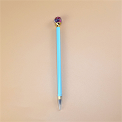 Creative Cartoon Crystal Flower Ball Metal Pencil