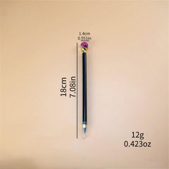 Creative Cartoon Crystal Flower Ball Metal Pencil