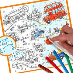 Reusable Graffiti Scroll Washable DIY Canvas Playmate For Kids