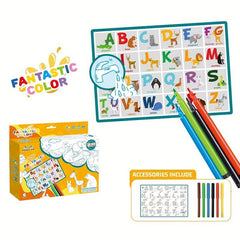 Reusable Graffiti Scroll Washable DIY Canvas Playmate For Kids