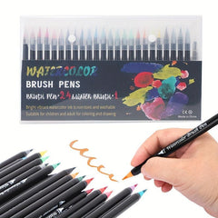Calligraphy and Painting Set 72pcs Dyeable Washable Student Supplies