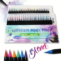 Calligraphy and Painting Set 72pcs Dyeable Washable Student Supplies