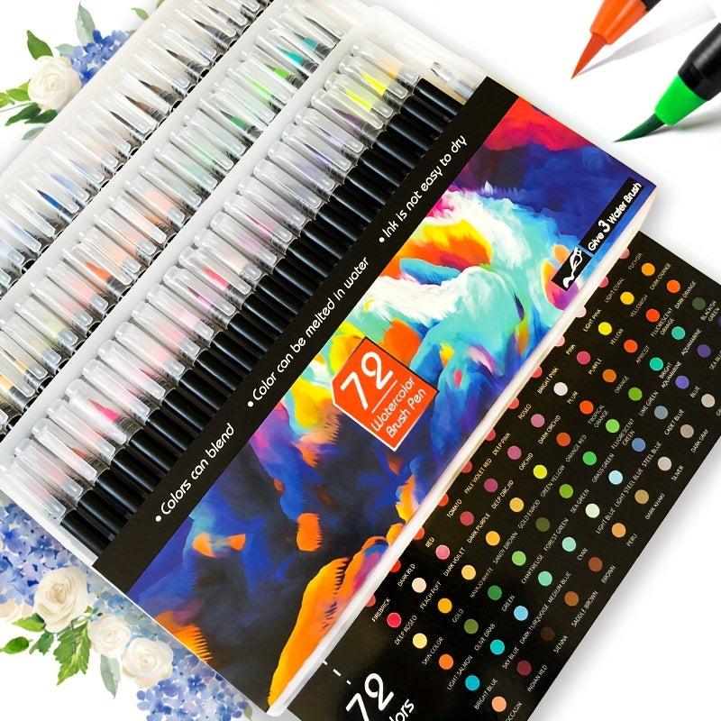 Calligraphy and Painting Set 72pcs Dyeable Washable Student Supplies
