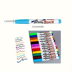 Set of 12 Water Painting Float Pens with Spoon Set