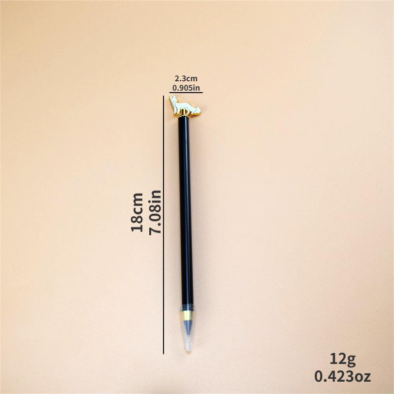 Cartoon Fox Shaped Durable Metal Pencil for Children, No Sharpening Needed