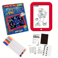 Kids Fluorescent Writing Board Magic Luminous Painting 3D Material
