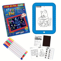 Kids Fluorescent Writing Board Magic Luminous Painting 3D Material
