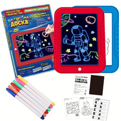 Kids Fluorescent Writing Board Magic Luminous Painting 3D Material